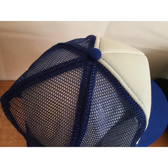 Pepsi Hat Vintage Truckers Cap Otto Mesh Adjustable Blue Logo One Size Snapback - Picture 8 of 9